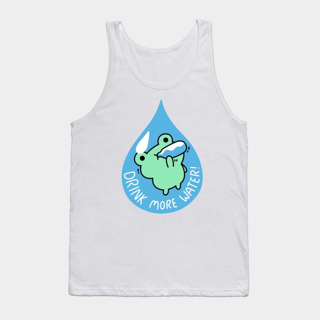 Drink more water - Froggy Tank Top by Robot Dance Battle